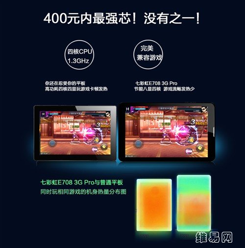 399元最高清七彩虹E708 3G Pro即将上市 
